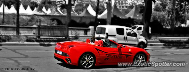 Ferrari California spotted in Paris, France