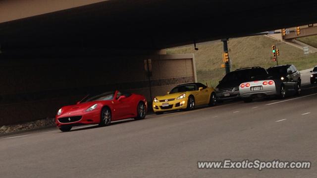 Ferrari California spotted in Castle rock, Colorado