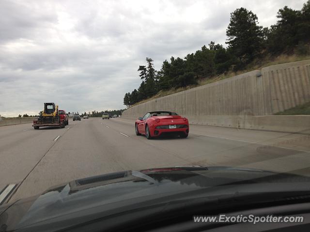 Ferrari California spotted in Castle rock, Colorado