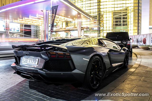 Lamborghini Aventador spotted in Dubai, United Arab Emirates