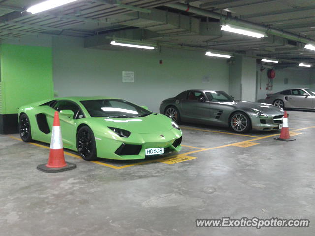 Lamborghini Aventador spotted in Hong Kong, China