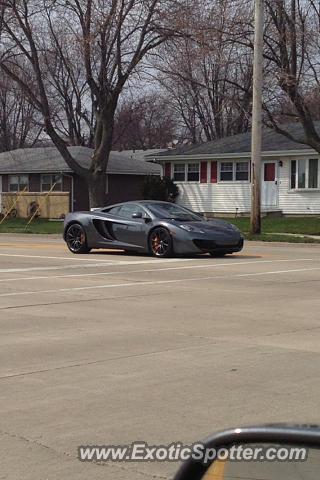 Mclaren MP4-12C spotted in Peoria Heights, Illinois