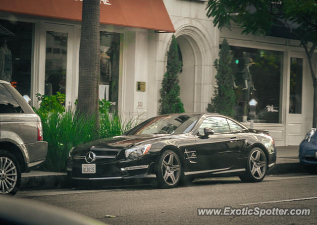 Mercedes SL 65 AMG spotted in Beverly Hills, California