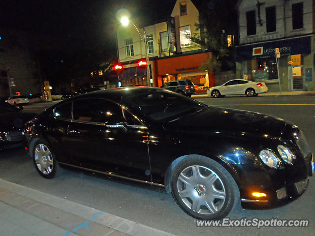 Bentley Continental spotted in Toronto, Canada