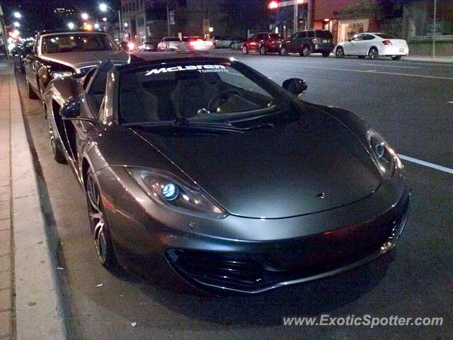 Mclaren MP4-12C spotted in Toronto, Canada