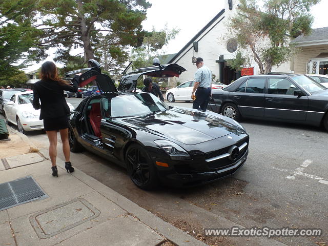 Mercedes SLS AMG spotted in Carmel, California