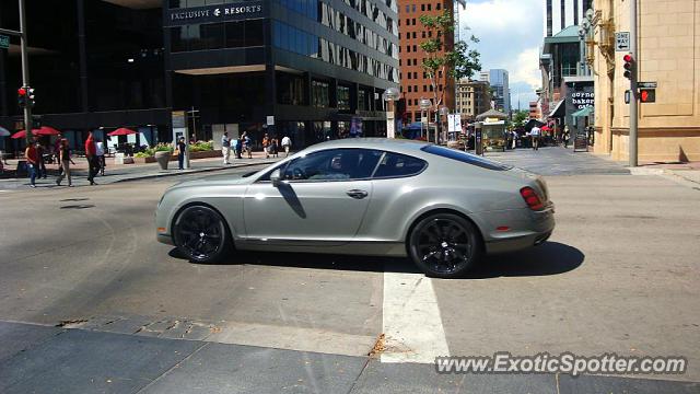 Bentley Continental spotted in Denver, Colorado