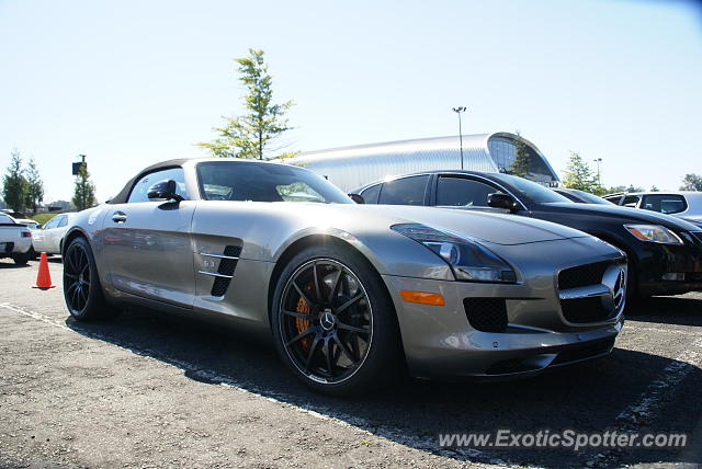 Mercedes SLS AMG spotted in Tacoma, Washington