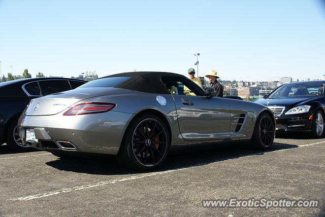 Mercedes SLS AMG spotted in Tacoma, Washington