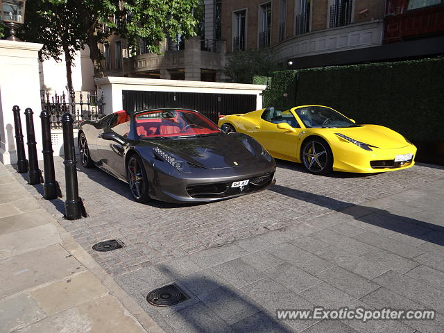 Ferrari 458 Italia spotted in London, United Kingdom