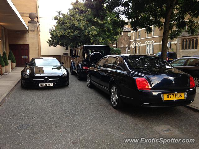 Mercedes SLS AMG spotted in London, United Kingdom