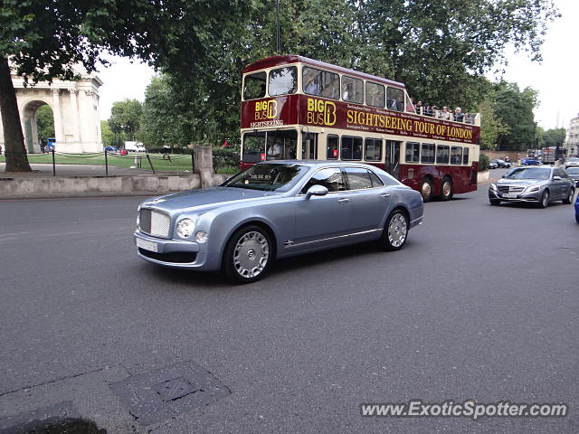 Bentley Mulsanne spotted in London, United Kingdom