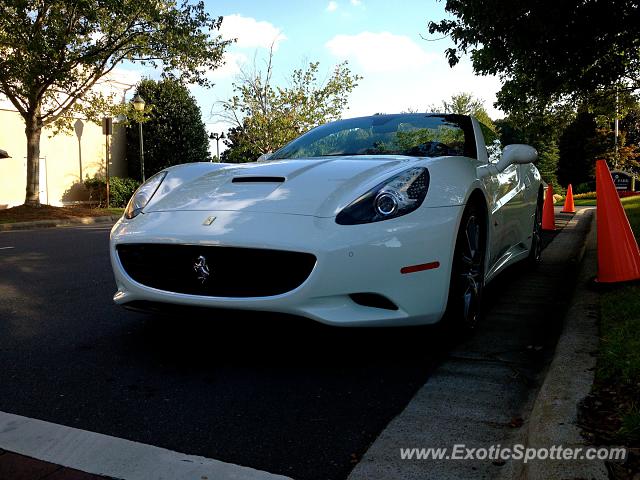 Ferrari California spotted in Charlotte, North Carolina