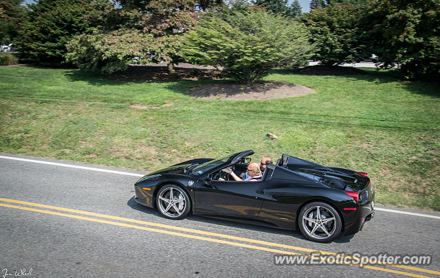 Ferrari 458 Italia spotted in Malvern, Pennsylvania