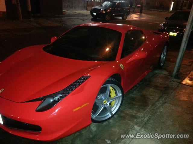 Ferrari 458 Italia spotted in Lima, Peru