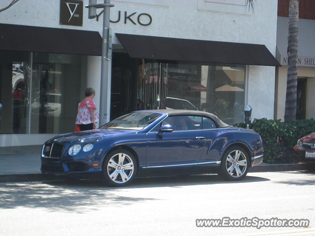 Bentley Continental spotted in Beverly Hills, California