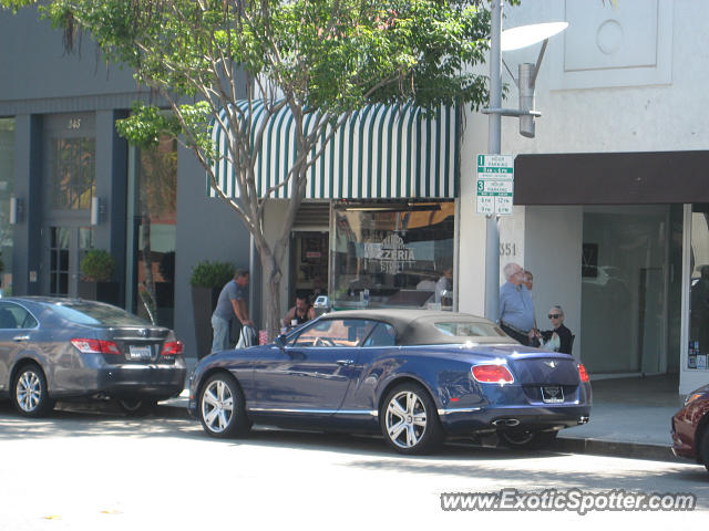 Bentley Continental spotted in Beverly Hills, California