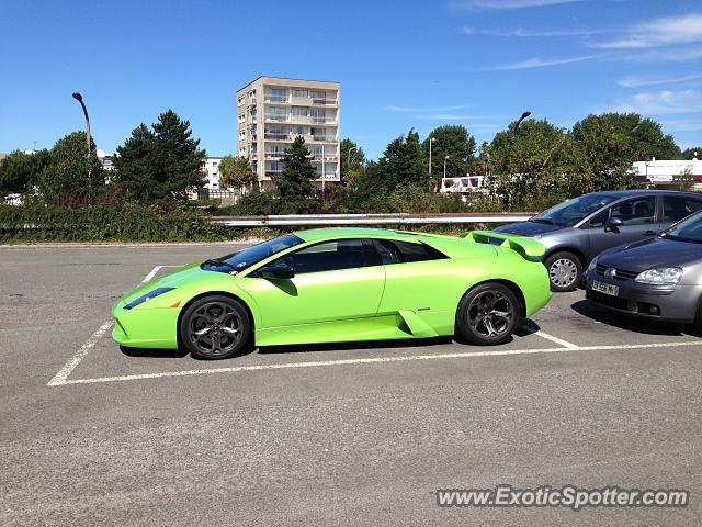 Lamborghini Murcielago spotted in Calais, France