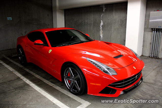 Ferrari F12 spotted in Pebble Beach, California