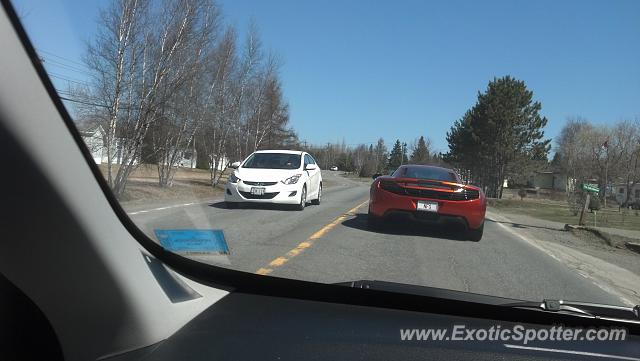 Mclaren MP4-12C spotted in Fredericton, NB, Canada