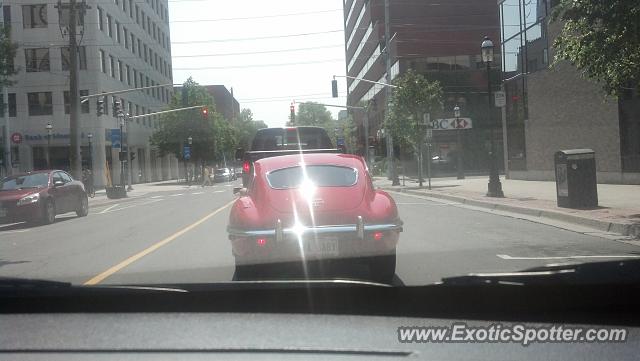 Jaguar E-Type spotted in Fredericton, NB, Canada