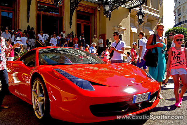 Ferrari 458 Italia spotted in Monte-carlo, Monaco