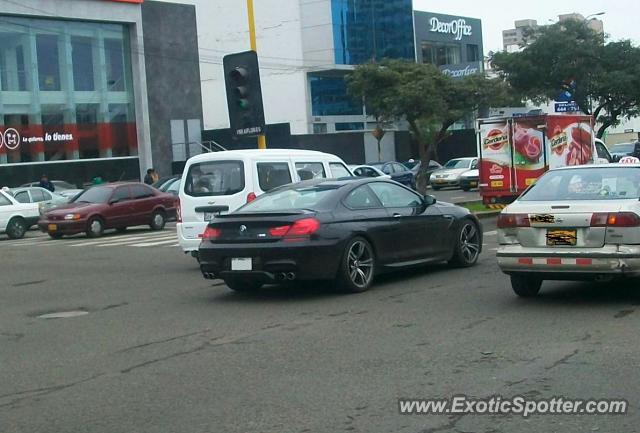 BMW M6 spotted in Lima, Peru