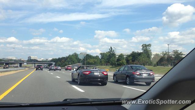 Maserati GranCabrio spotted in Arlington, Virginia