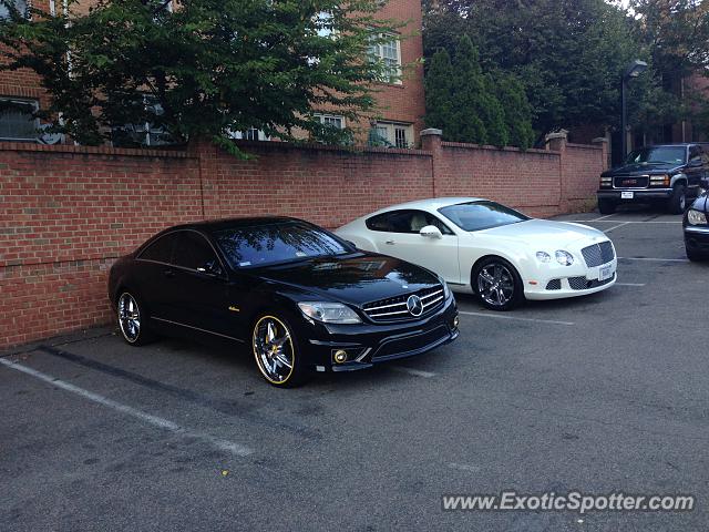 Bentley Continental spotted in Arlington, Virginia