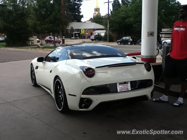 Ferrari California spotted in Denver, Colorado