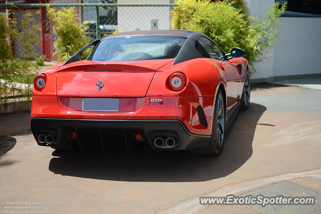 Ferrari 599GTO spotted in Brasilia, Brazil