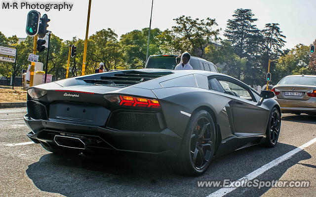 Lamborghini Aventador spotted in Johannesburg, South Africa