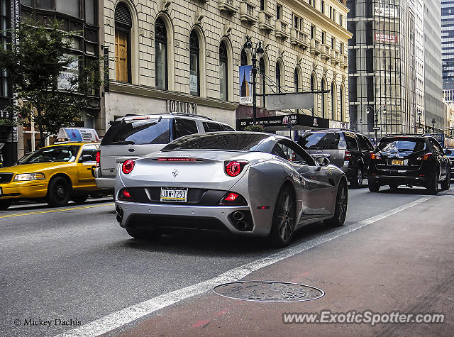 Ferrari California spotted in New York, New York