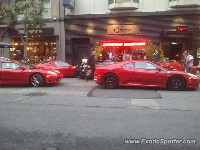 Ferrari 458 Italia spotted in San Francisco, California