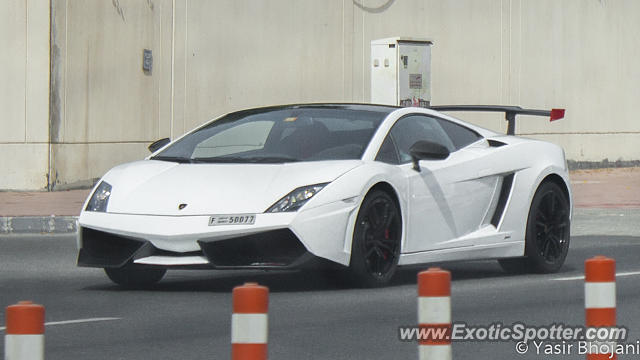 Lamborghini Gallardo spotted in Dubai, United Arab Emirates