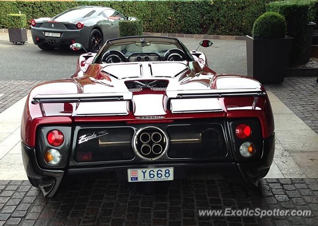 Pagani Zonda spotted in Geneva, Switzerland