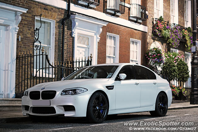 BMW M5 spotted in London, United Kingdom