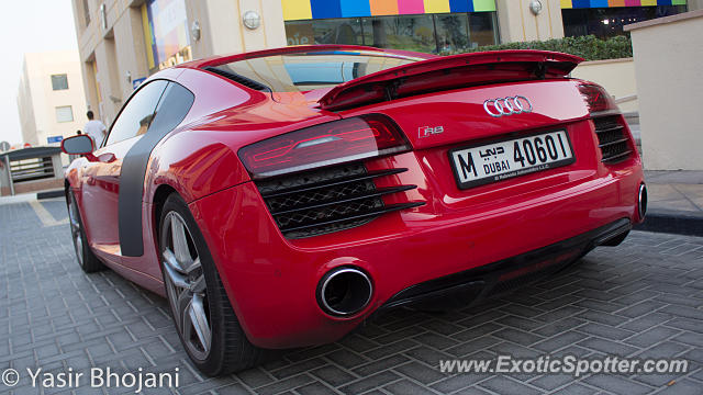 Audi R8 spotted in Dubai, United Arab Emirates