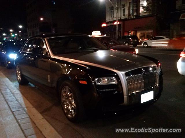 Rolls Royce Ghost spotted in Toronto, Canada