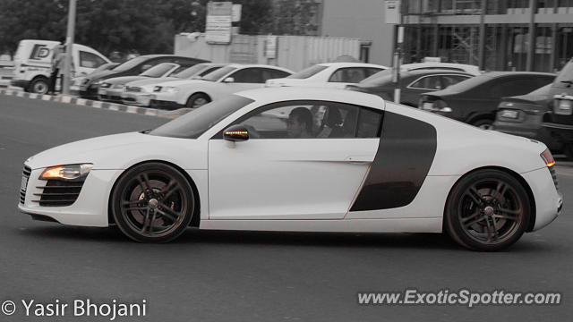 Audi R8 spotted in Dubai, United Arab Emirates