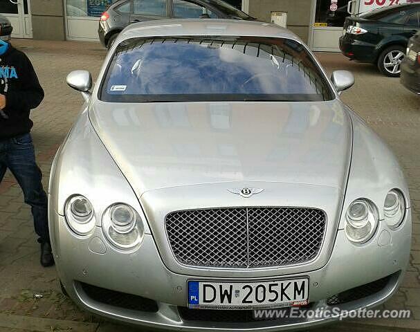 Bentley Continental spotted in Wroclaw, Poland