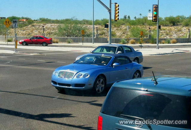 Bentley Continental spotted in Tucson, Arizona