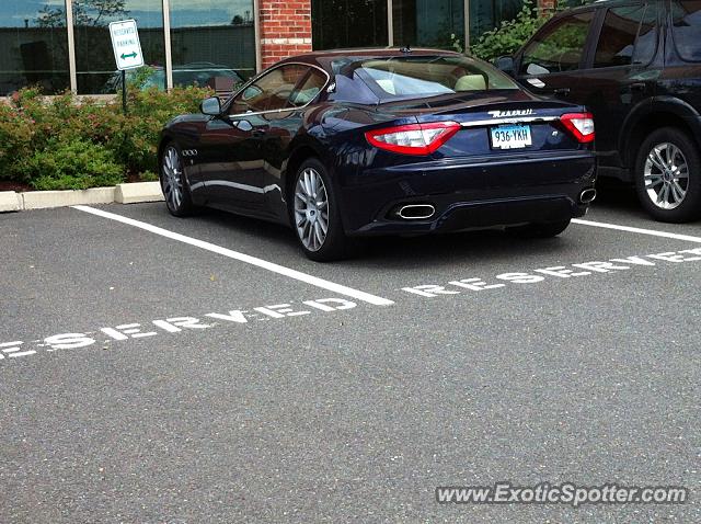 Maserati GranTurismo spotted in Newtown, Connecticut