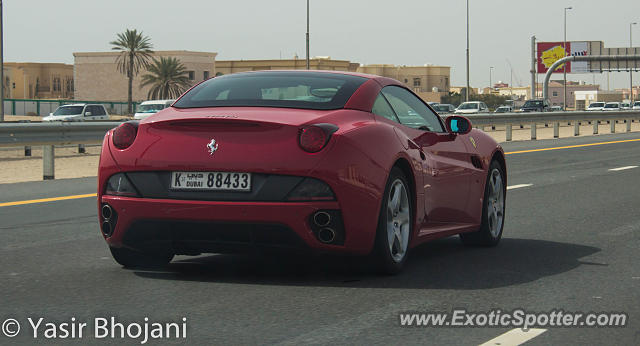 Ferrari California spotted in Dubai, United Arab Emirates