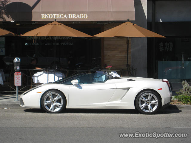 Lamborghini Gallardo spotted in Beverly Hills, California