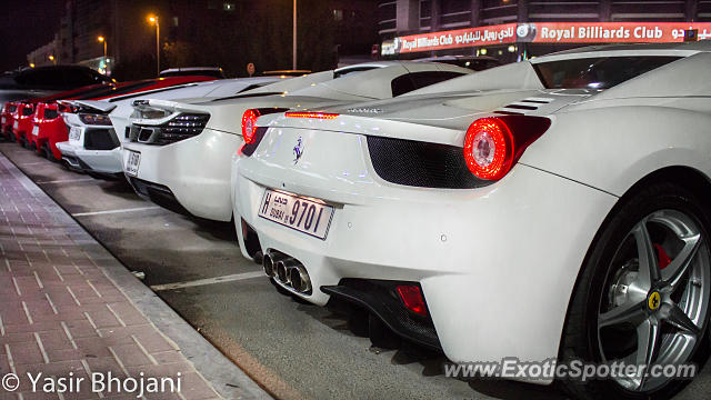 Ferrari 458 Italia spotted in Dubai, United Arab Emirates