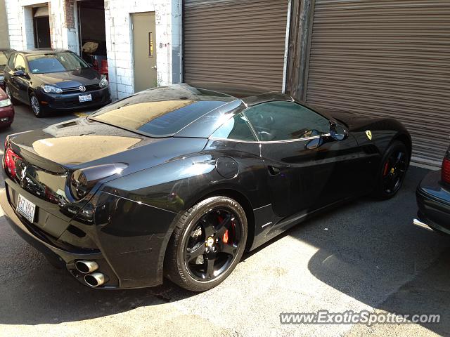 Ferrari California spotted in Chicago, Illinois