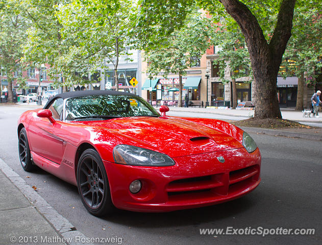 Dodge Viper spotted in Seattle, Washington
