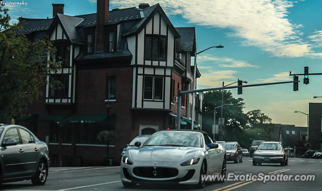 Maserati GranCabrio spotted in Greenwich, Connecticut