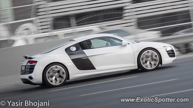 Audi R8 spotted in Dubai, United Arab Emirates